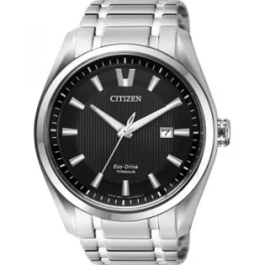 Image of Mens Citizen Super Titanium Eco-Drive Watch