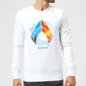 Image of Aquaman Back To The Beach Sweatshirt - White