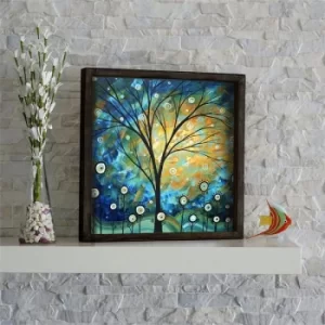 Image of KZM543 Multicolor Decorative Framed MDF Painting