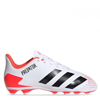 Image of adidas Predator 20.4 Childrens FG Football Boots - White/Black