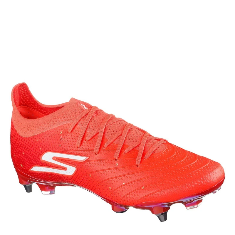 Image of Skechers SKX 01 Soft Ground Football Boots Coral male 6 (39.5)
