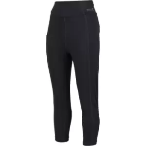 Image of Regatta Womens Holeen 3/4 Breathable Stretch Leggings 10 - Waist 27' (68cm)