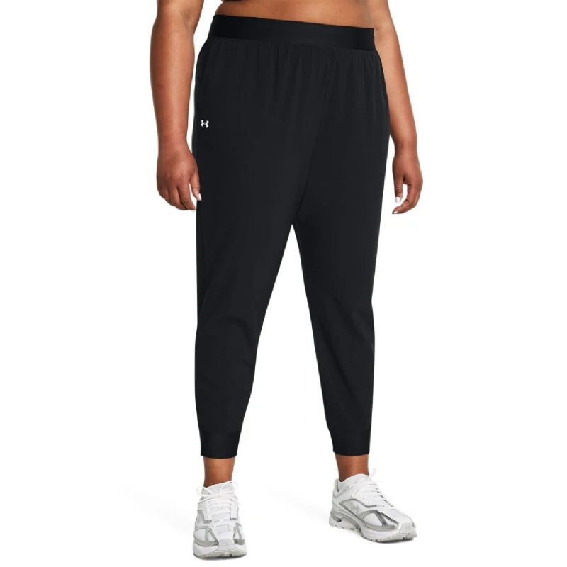 Image of Under Armour Rival High-Rise Woven Pants Black female 16