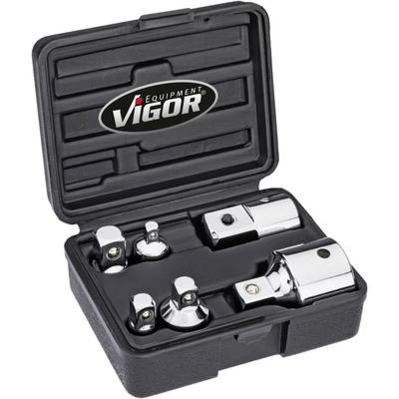 Image of Vigor Vigor V1293 Bit adpter set Drive (screwdriver) 1/4 (6.3 mm), 3/8 (10 mm), 1/2 (12.5 mm), 3/4 (20 mm) 1 Set V1293