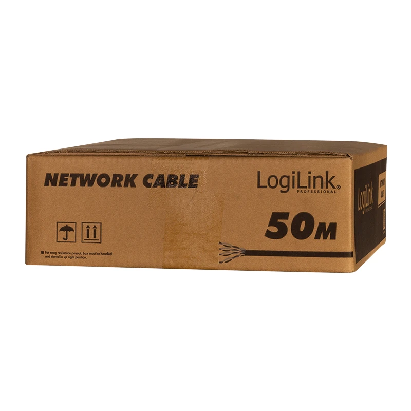 Image of LogiLink CPV0065 networking cable Orange 50 m Cat7 S/FTP (S-STP)