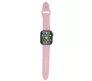 Image of XQISIT Apple Watch 38 / 40 mm Silicone Strap - Pink, Small, Pink