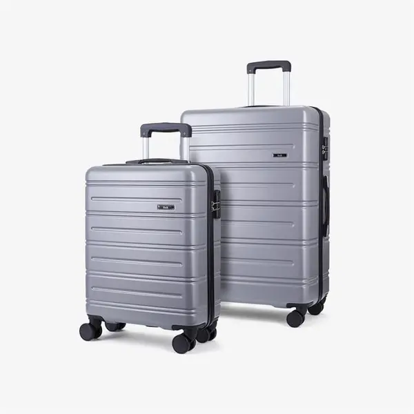 Image of Rock Luggage 74001003000 Black Suitcase 2Pcss Set