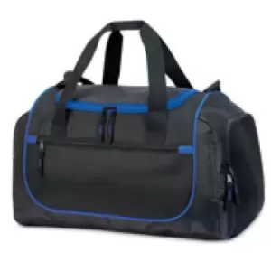 Image of Shugon Piraeus Shoulder Strap Holdall Bag (Pack of 2) (One Size) (Black/Royal) - Black/Royal