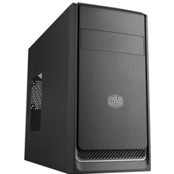 Image of Cooler Master MasterBox E300L Micro Tower 2 x USB 3.0 Black Case with Silver Trim