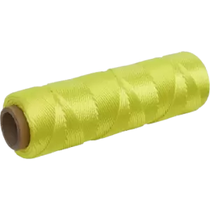 Image of Sealey Braided Nylon Brick Line Spool 76m Yellow