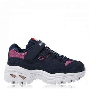 Image of Skechers Runners - Navy/Pink