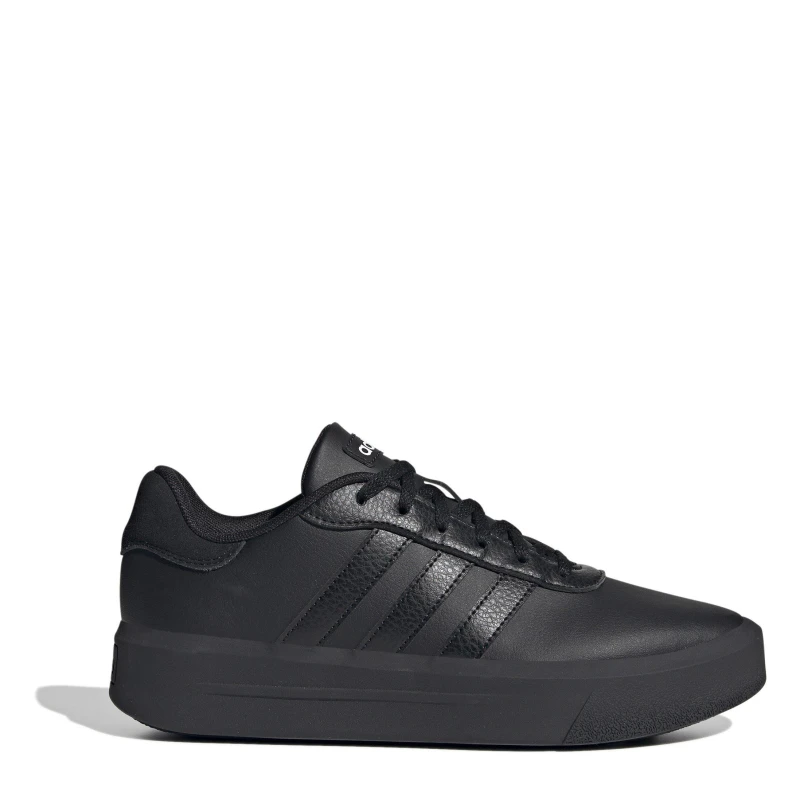 Image of Adidas adidas Court Platform Trainers Black Female 8 WK29005