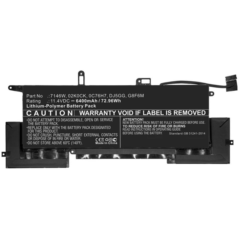 Image of CoreParts MBXDE-BA0204 laptop spare part Battery