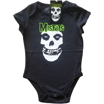 Image of Misfits - Skull & Logo Kids 6-9 Months Babywear - Black