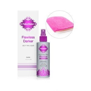 Image of Fake Bake Flawless Darker Self Tan Liquid with Mitt 170ml