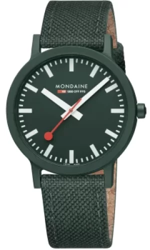 Image of Mondaine Watch Essence Park Green Textile