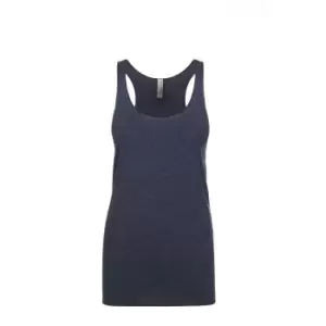 Image of Next Level Womens/Ladies Tri-Blend Racer Back Tank Top (M) (Vintage Navy)