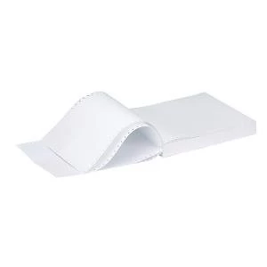 Image of Q-Connect 11x9.5" 3-Part NCR Plain Listing Paper Pack of 700