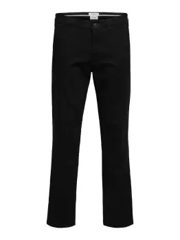 Image of SELECTED Slim Fit Flex - Chinos Men Black
