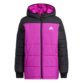 Image of adidas Padded Winter Jacket Kids - Pink/Black