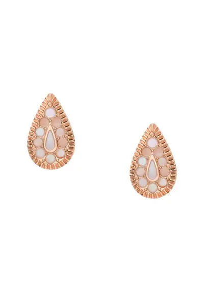 Image of Fossil Jewellery Plated Stainless Steel Earrings - Jf04149791 Rose