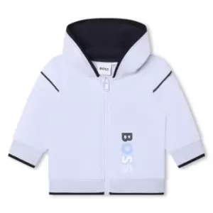 Image of Boss Lgo Zip Thru Bb32 - Blue