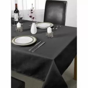 Image of Green & Sons Table Cloth Chequers 60 X 84" Black