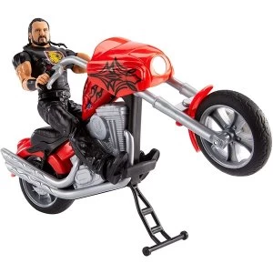 Image of McIntyre (WWE) With Slamcycle Vehicle Action Figure