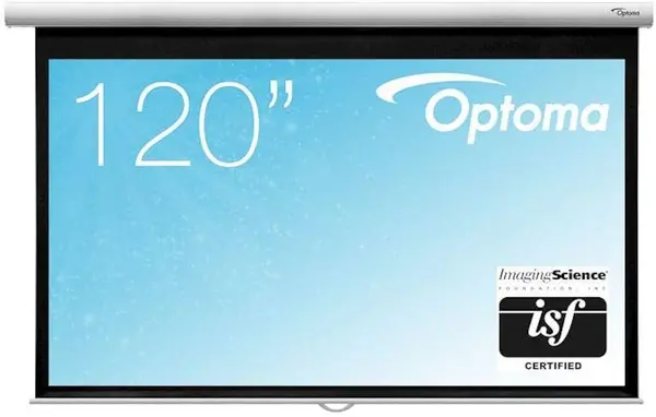 Image of Optoma 120" DS-3120PMG+ Pull Down Projector Screen
