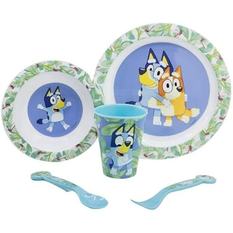 Image of Sublime Market Connect Children's tableware - STOR - Reusable set - 4 pieces - Microwave - BPA-free clear clear