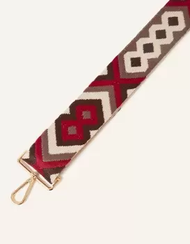 Image of Accessorize Womens Aztec Webbing Bag Strap, Size: 5x135cm