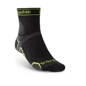 Image of Brigdedale TRAIL RUN Lightweight T2 Merino Sport 3/4 Crew Mens - X-Large Black