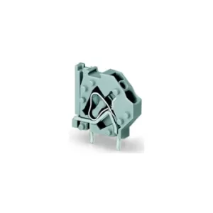 Image of WAGO 745-801 1 Pole 5mm 32A 45° Stackable PCB Terminal Block Grey