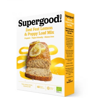 Image of Supergood Zest Fest Lemon & Poppy Loaf Mix - 270g