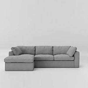 Image of Swoon Seattle Smart Wool Corner Sofa - Left Hand Side - Corner Sofa - Pepper