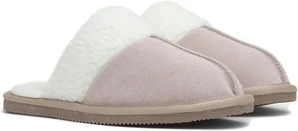 Image of Hush Puppies Womens Arianna Mule Slippers - UK 4 Beige female GDE2847BEI4