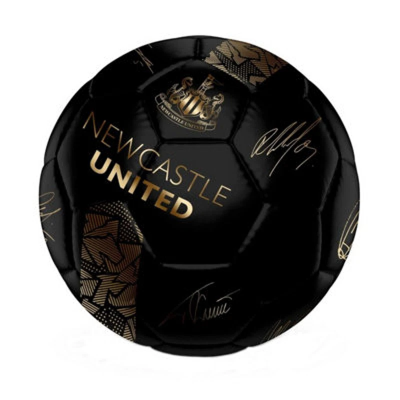 Image of Newcastle United Fc Phantom Signature Football Black/gold (5)