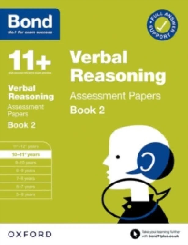 Image of Bond 11+ Bond 11+ Verbal Reasoning Assessment Papers 10-11 Years Book 2: For 11+ GL assessment and Entrance Exams Paperback Multi
