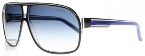 Image of Carrera Grand Prix 2 Sunglasses Black / White / Blue T5C 64mm