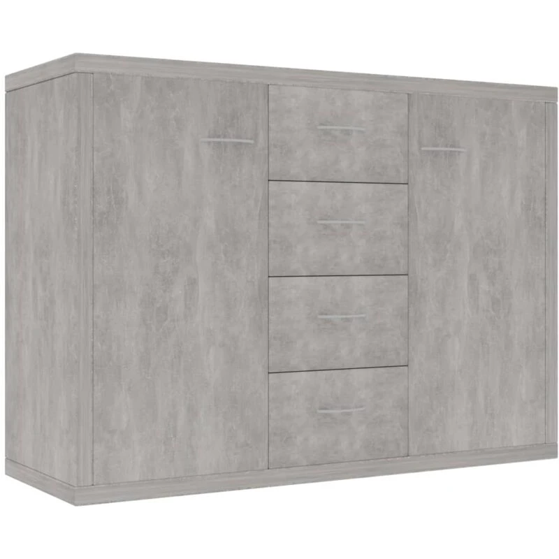 Image of VIDAXL Sideboard Concrete Grey 88x30x65cm Engineered Wood Vidaxl 8719883786377