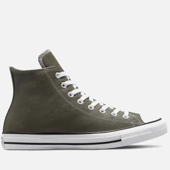 Image of Converse Chuck Taylor All Star Seasonal Leather Hi Top Trainers