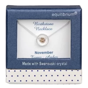 Image of Birthstone Swarovski Necklace November