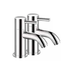 Image of Chrome Bath Pillar Taps - S9