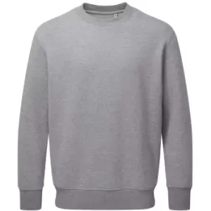 Image of Anthem Unisex Adult Marl Organic Sweatshirt (M) (Grey Marl)