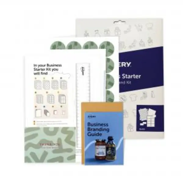 Image of Avery Avery Business Label Starter Guide and Kit - Food and Beverage (Assorted pack) - BUSK3 BUSK3