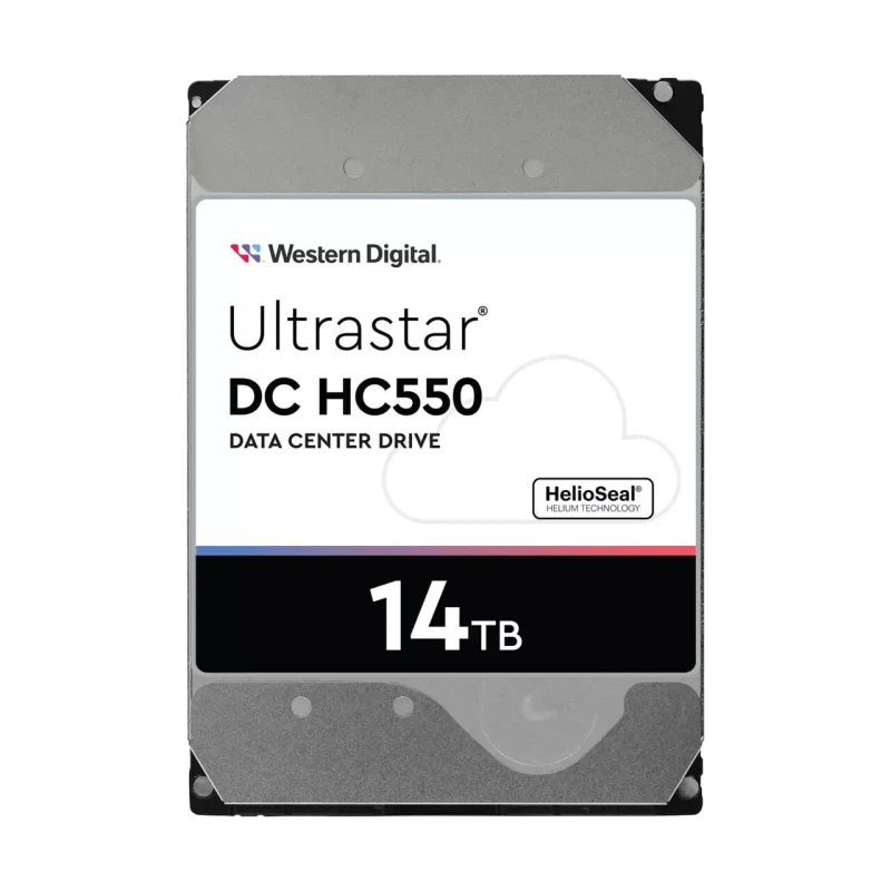 Image of Western Digital Western Digital Ultrastar DC HC550 internal hard drive 14 TB 7200 RPM 512 MB 3.5" Serial ATA III 0F38581