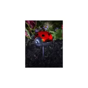 Image of Led Solar Powered Ladybird or Bee, Triple Pack Stake Light, Ladybug or Bee Garden Lighting Outdoor Pathway Driveway Fairy Garden Decoration Ornament