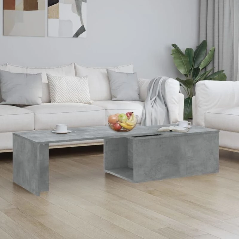 Image of VIDAXL Coffee Table Concrete Grey 150x50x35cm Engineered Wood Vidaxl 801341
