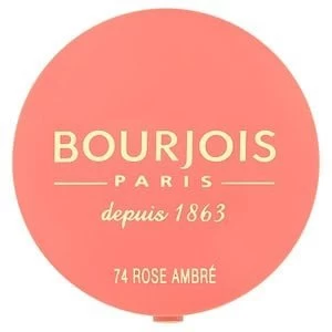 Image of Bourjois Little Round Pot Blusher Rose Ambre 74 Pink