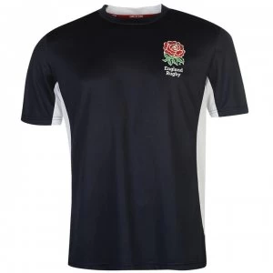 Image of RFU England Rugby Poly Tee Mens - Navy
